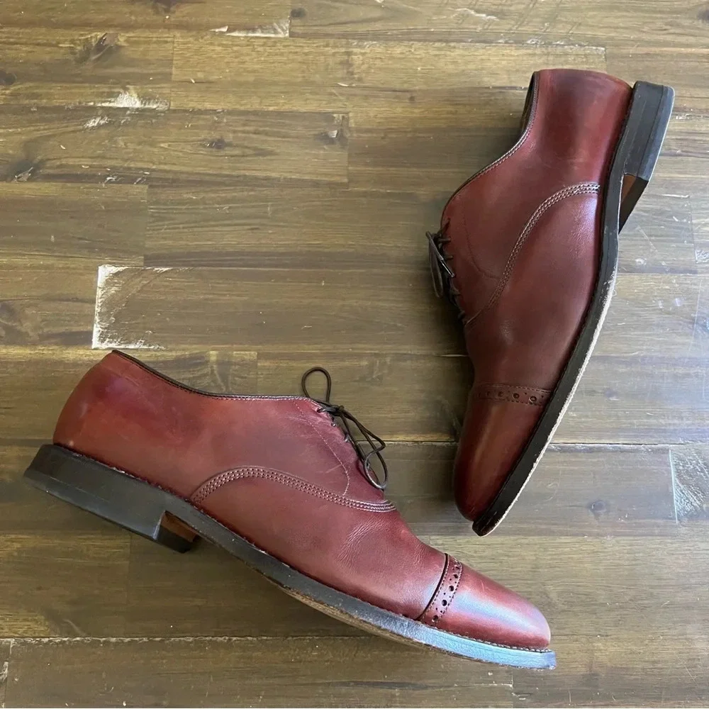 Allen Edmons Byron Brown Cap Toe Oxford Shoes